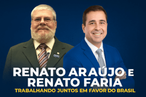 Ilustração: Da direita para a esquerda: Renato Araújo e Renato Faria.